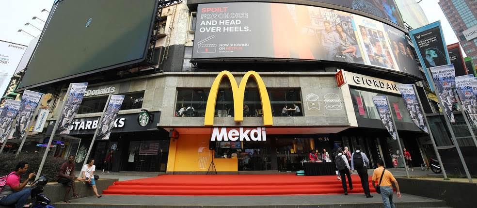 Salah satu restoran McDonald's di Malaysia ganti nama menjadi 'Mekdi'