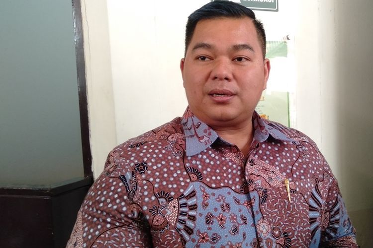 Denny Andrian di Pengadilan Negeri Jakarta Selatan setelah jalani sidang putusan, Selasa (20/8/2019)