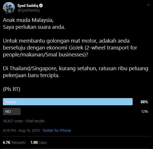 Voting yang dibuat Menteri Syed Saddiq