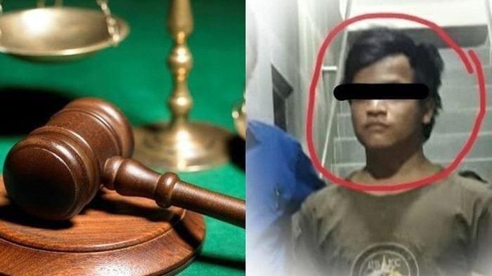 Muh Aris (20) pelaku perkosaan terhadap 9 orang anak dijatuhi hukuman kebiri kimia