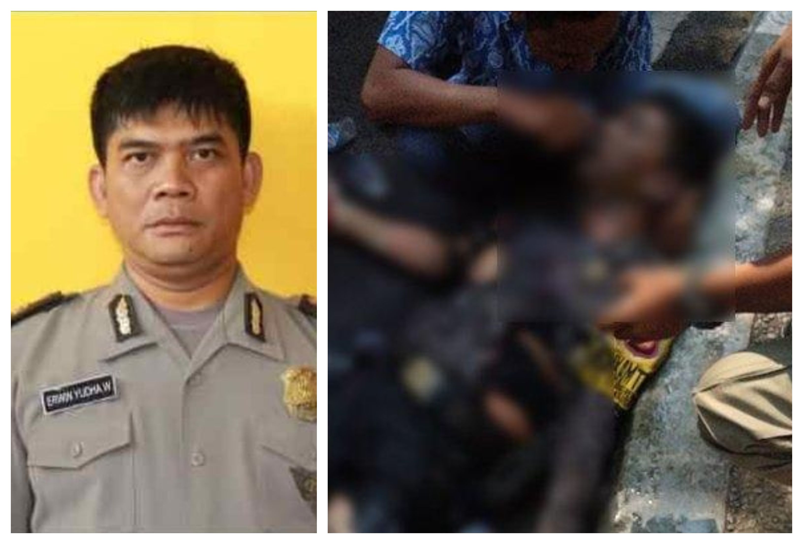 Erwin Yudha, Polisi yang terbakar saat amankan unjuk rasa di Cianjur, meninggal dunia.