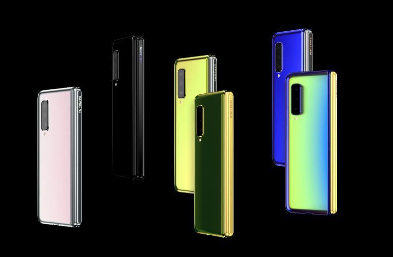 Beberapa varian warna dari Samsung Galaxy Fold