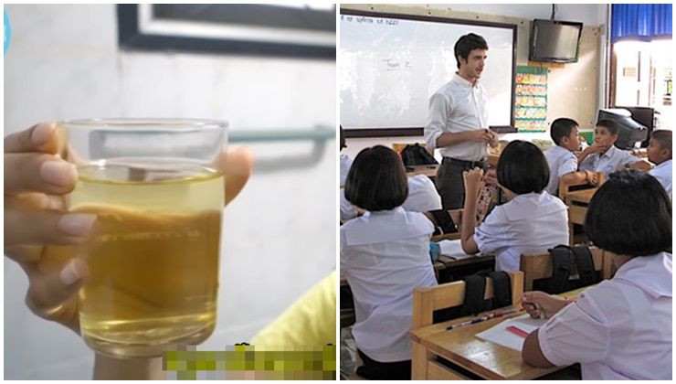 Menjijikan, Seorang Guru Paksa Siswanya Minum Minuman Dicampur Urine, Berkilah Bahwa Air Suci dari Kuil