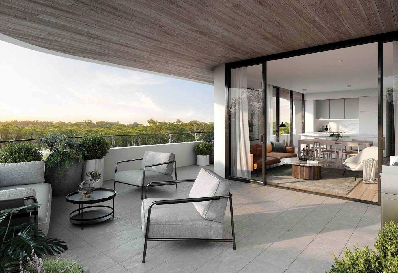 Pemandangan dari apartemen Collection Rouse Hill