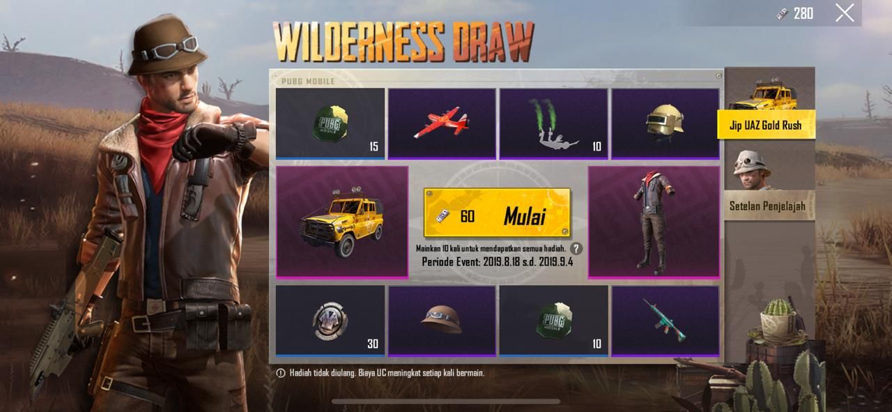 Wilderness Draw Skin