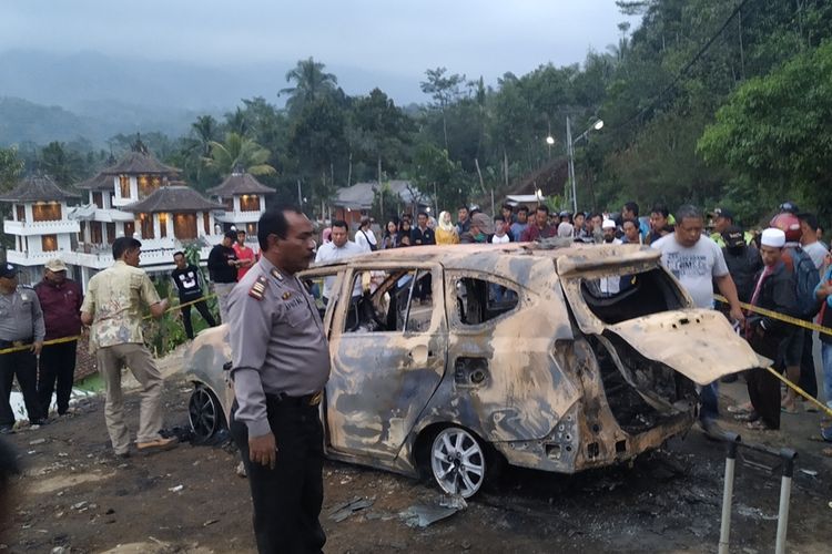 Kondisi Mobil Yang Telah Terbakar