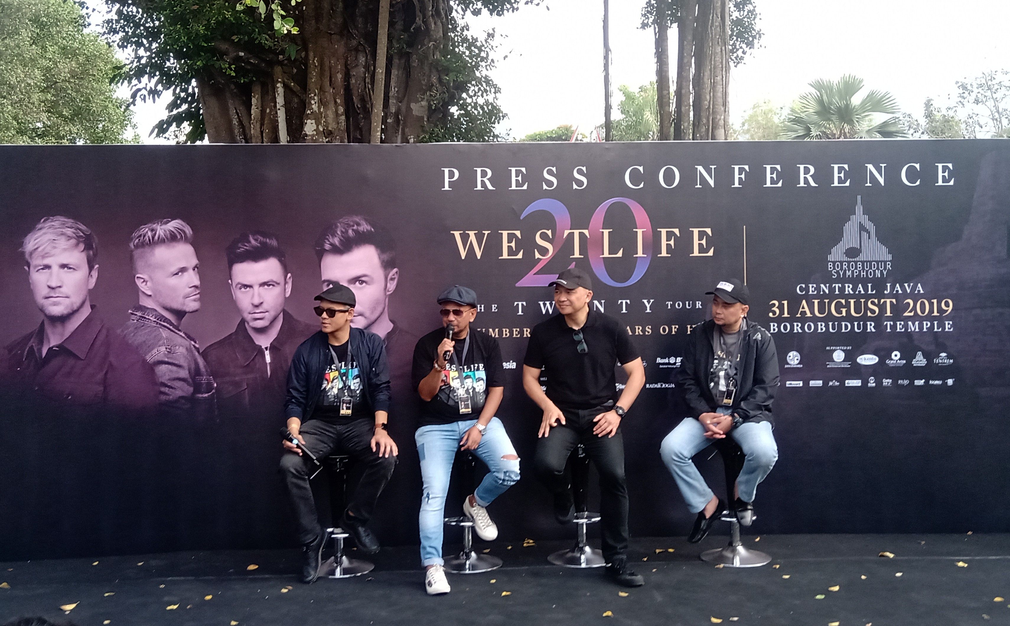 Sesi jumpa pers konser WESTLIFE 