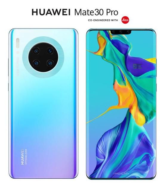 Bocoran desain Huawei Mate 30 Pro