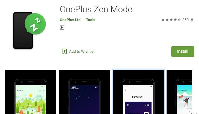 Aplikasi OnePlus Zen Mode