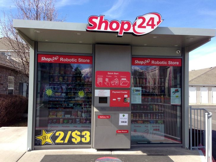 Shop 24 vending machine