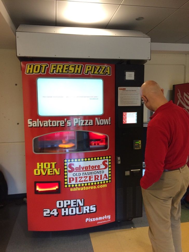 Vending machine Pizza