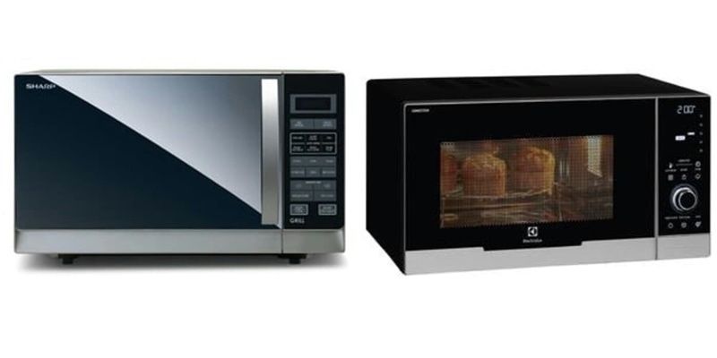 Penggabunga fungsi microwave dan oven dalam satu produk.