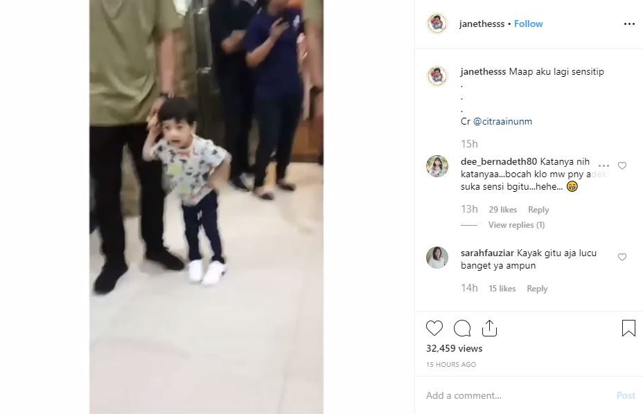 Jan Ethes Kesal dan 'Marahi' Pengunjung Mall, Netizen Malah Makin Gemas, Disebut Lagi Sensitif Lantaran Mau Punya Adik