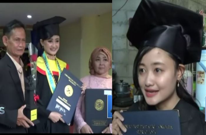 Noviana, gadis pengamen yang lulus jadi mahasiswi terbaik Universitas Airlangga