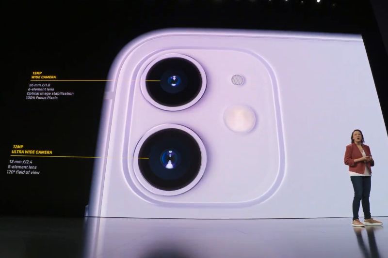 Spesifikasi 2 kamera iPhone 11