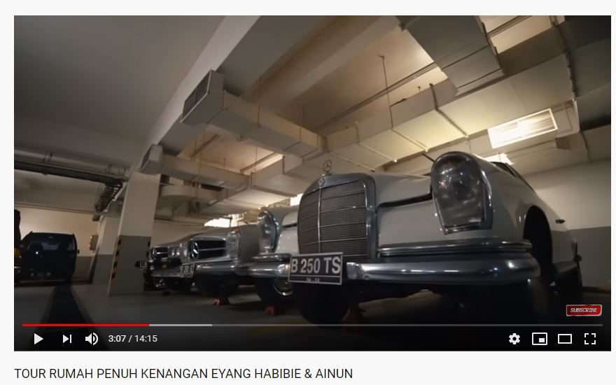 Koleksi mobil klasik BJ Habibie