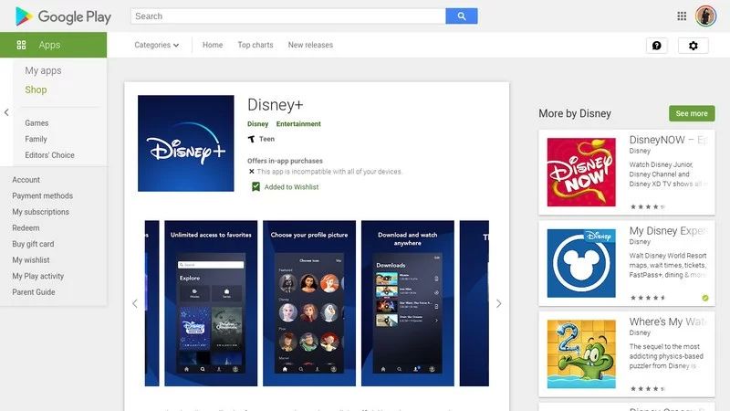 Aplikasi Disney+ telah tersedia di Play Store, namun hanya di Belanda