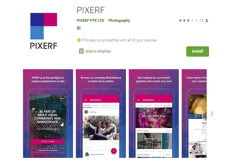 Aplikasi Pixerf