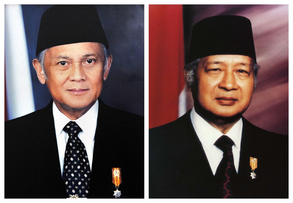 BJ Habibie dan Soeharto