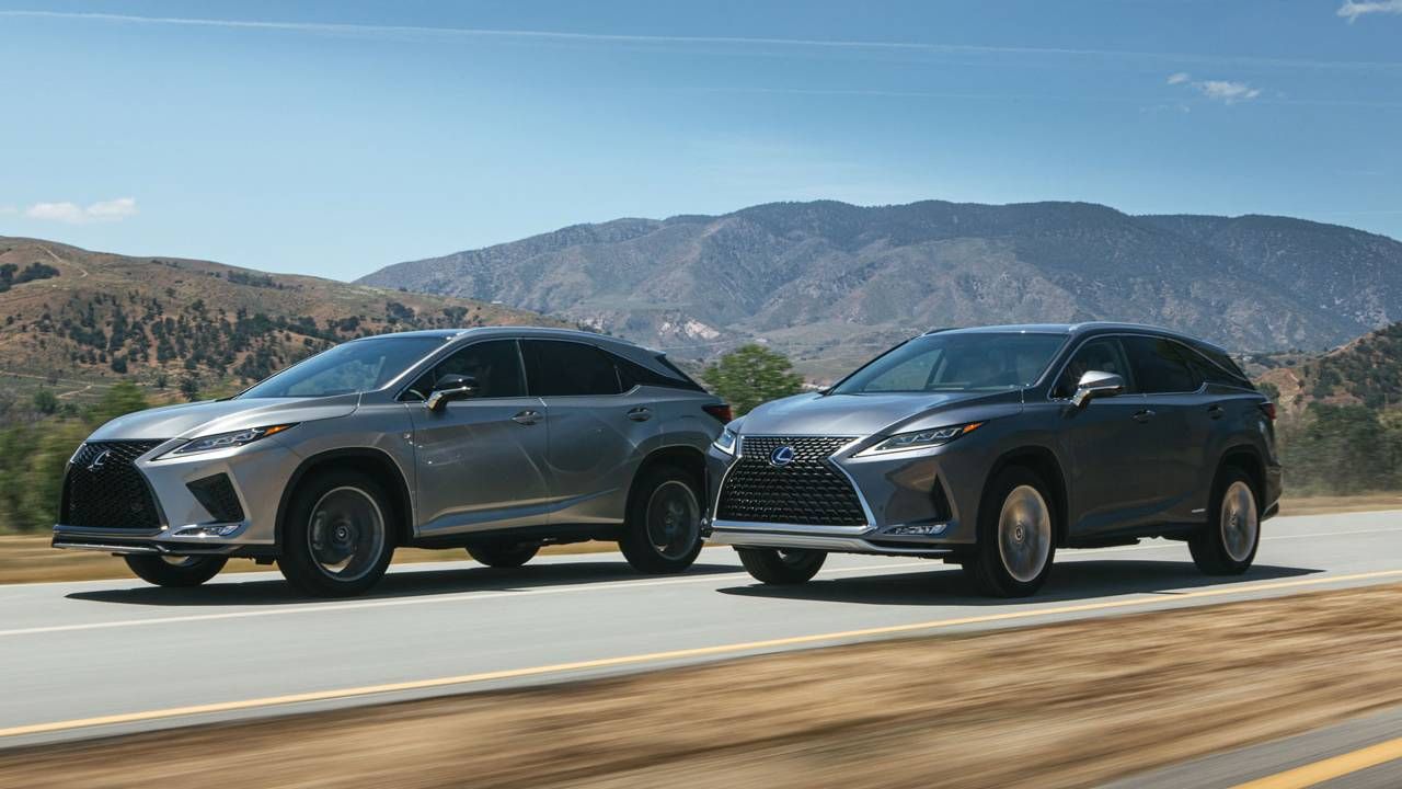 Contoh model Lexus dari seri RX untuk tahun 2020