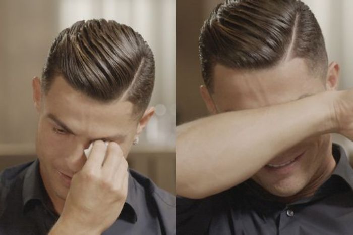 Ronaldo menangis saat di acara talkshow