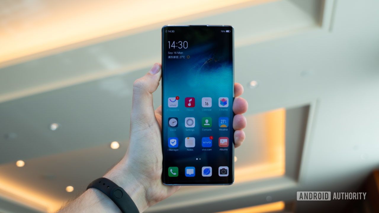 Tampilan layar Vivo NEX 3