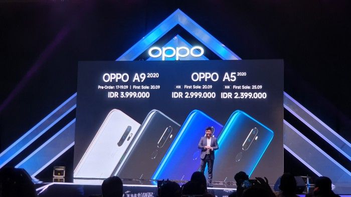 Oppo A9 2020 dan A5 2020 resmi hadir di Indonesia.