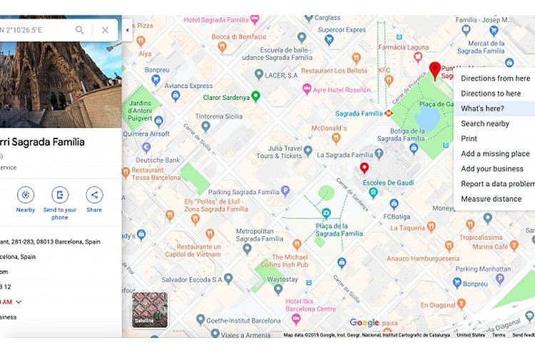 Cara memperoleh titik koordinat di Google Maps versi desktop 