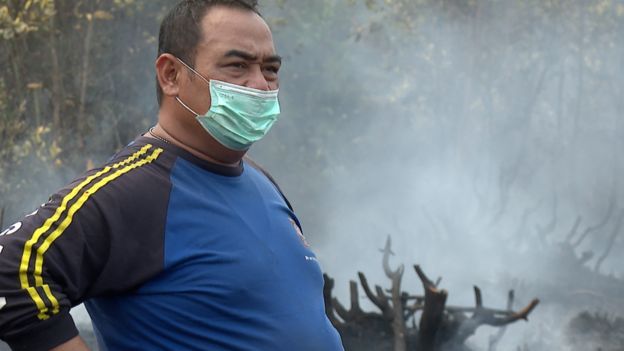 Zulkarnaen, Koordinator Taruna Siaga Bencana (Tagana) Kota Palangkaraya. 