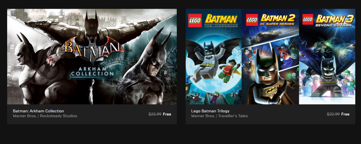 Batman Collection Epic Games