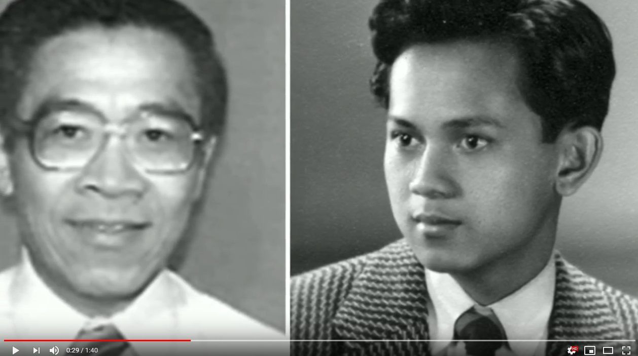 Lim Keng Kie (kiri) dan BJ Habibie (kanan)