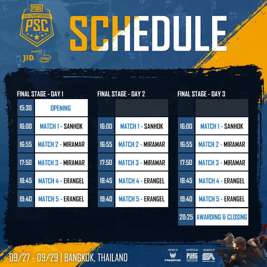 Jadwal Final Stage PSC Phase 3