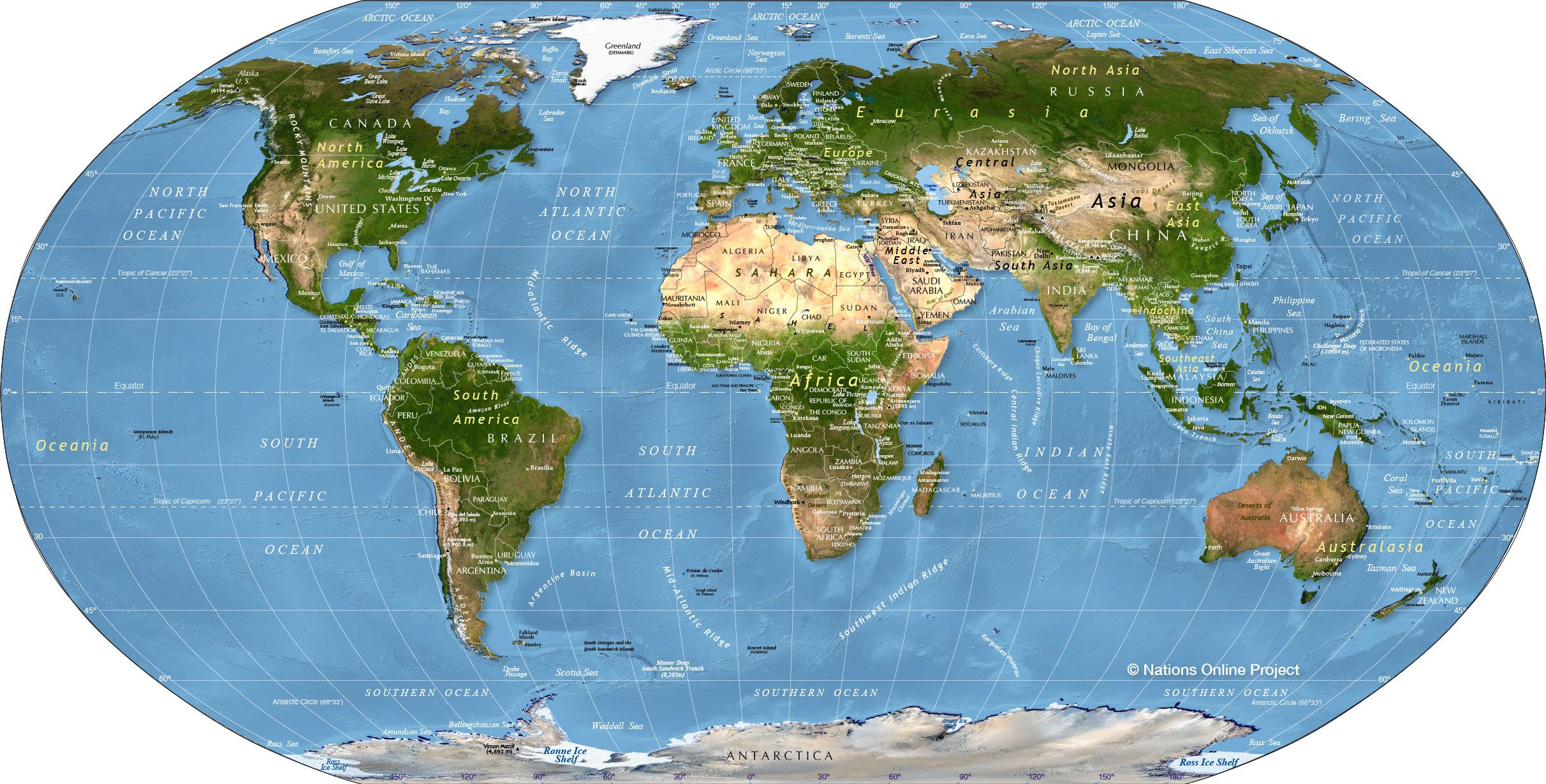 Peta Dunia Lengkap Dan Jelas Newstempo