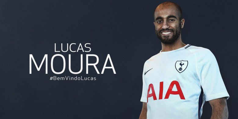 Lucas Moura resmi diperkenalkan sebagai pemain baru Tottenham Hotspur pada Rabu (31/1/2018).