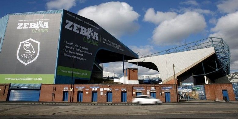 Kondisi Stadion Hillsborough di Sheffield, Inggris,  pada 26 April 2016.