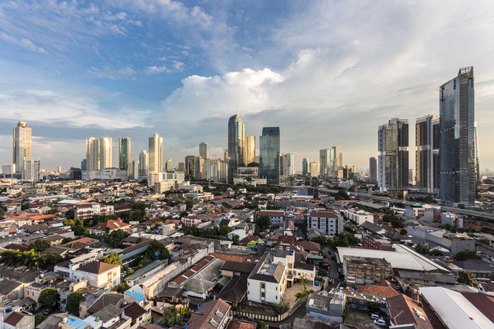 Lanskap kota Jakarta.