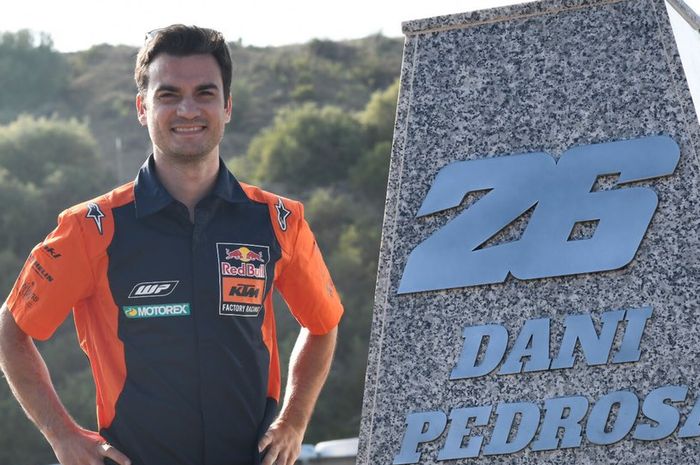 Pembalap penguji KTM, Dani Pedrosa. 