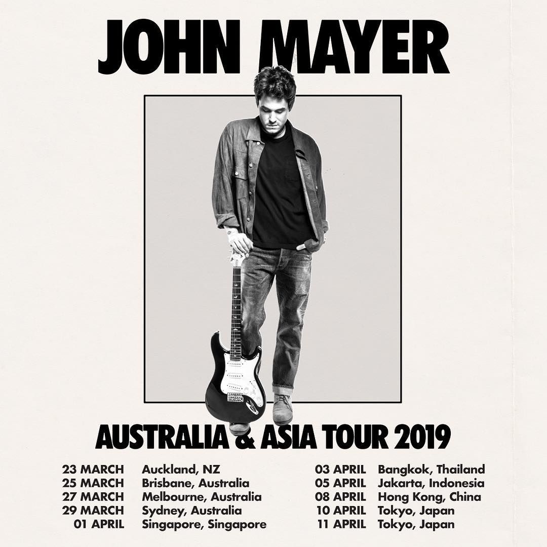 John Mayer akan menggelar World Tour 2019