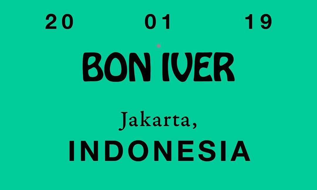 Konser Bon Iver di Jakarta