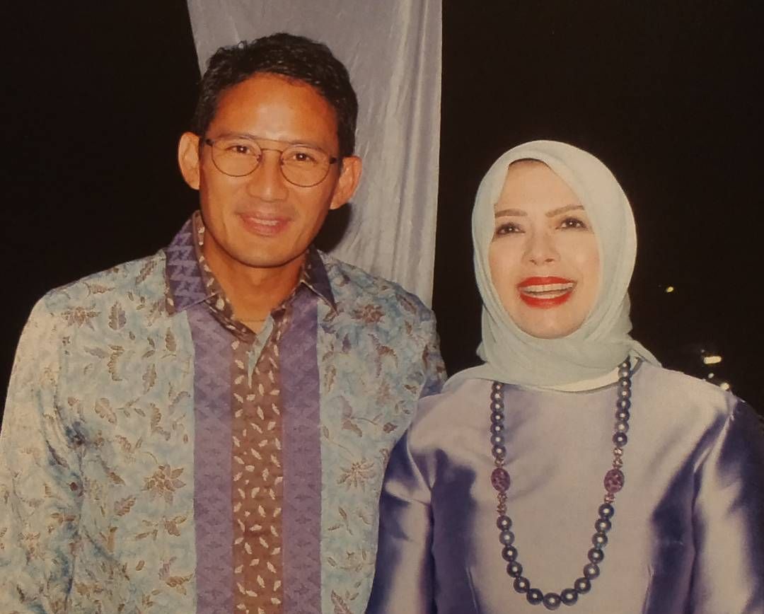 Sandiaga Uno dan Nur Asia