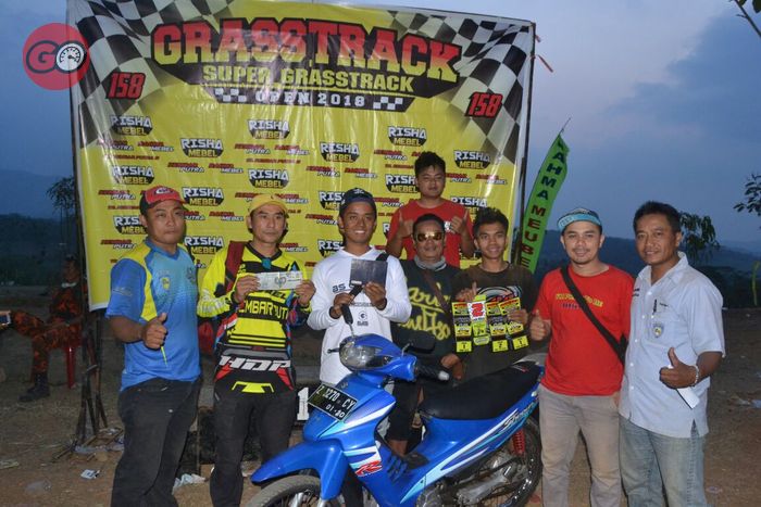 Hasil Lomba Grasstrack Majalengka Chikal Faisal Raih Juara Umum
