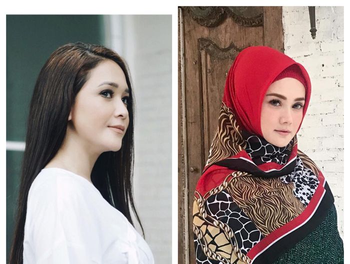 Maia Estianty dan Mulan Jameela tampil sepanggung di Jakarta Fashion Week 2019, mana paling cantik?