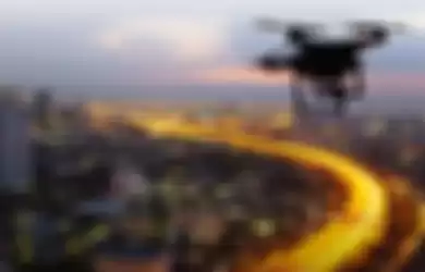 Ilustrasi kamera drone