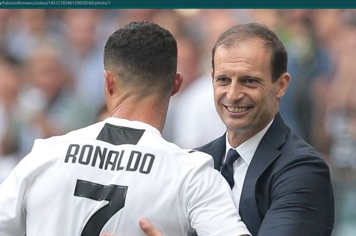 Pelatih Juventus, Massimiliano Allegri, mengkonfirmasi Cristiano Ronaldo ingin pergi dari Turin.