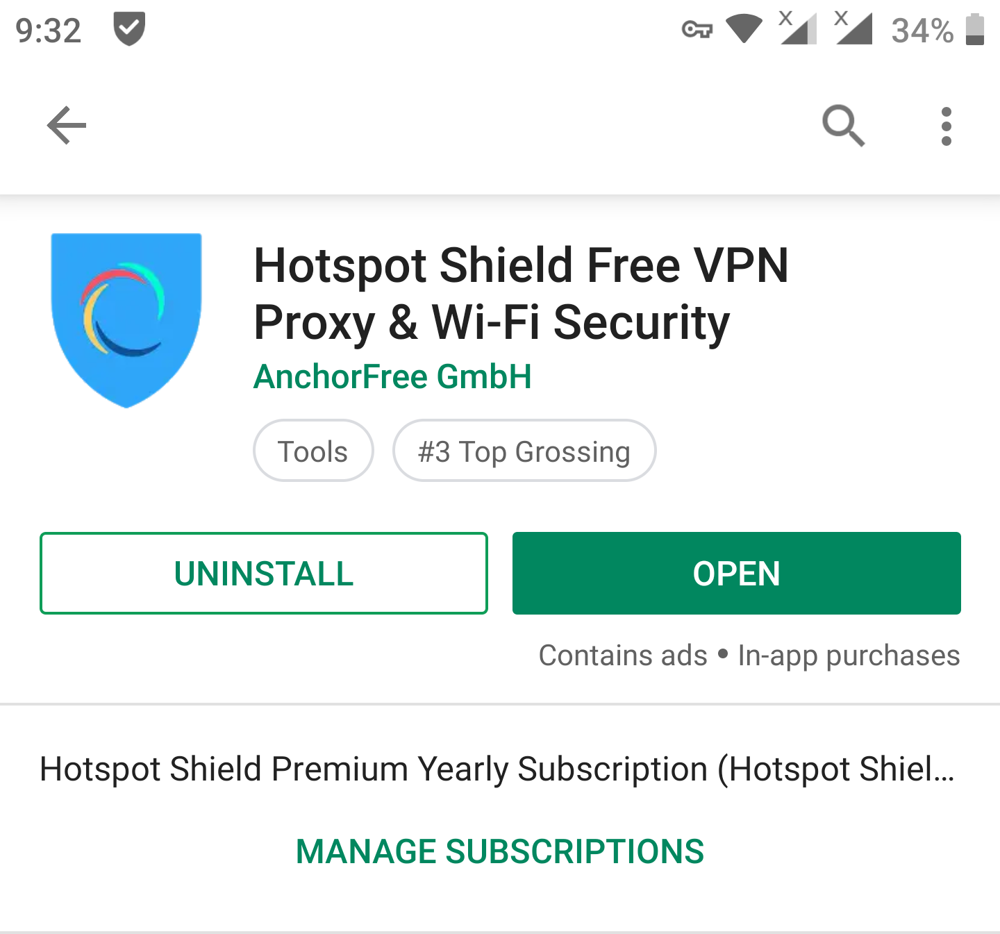 Aplikasi Hotspot Shield