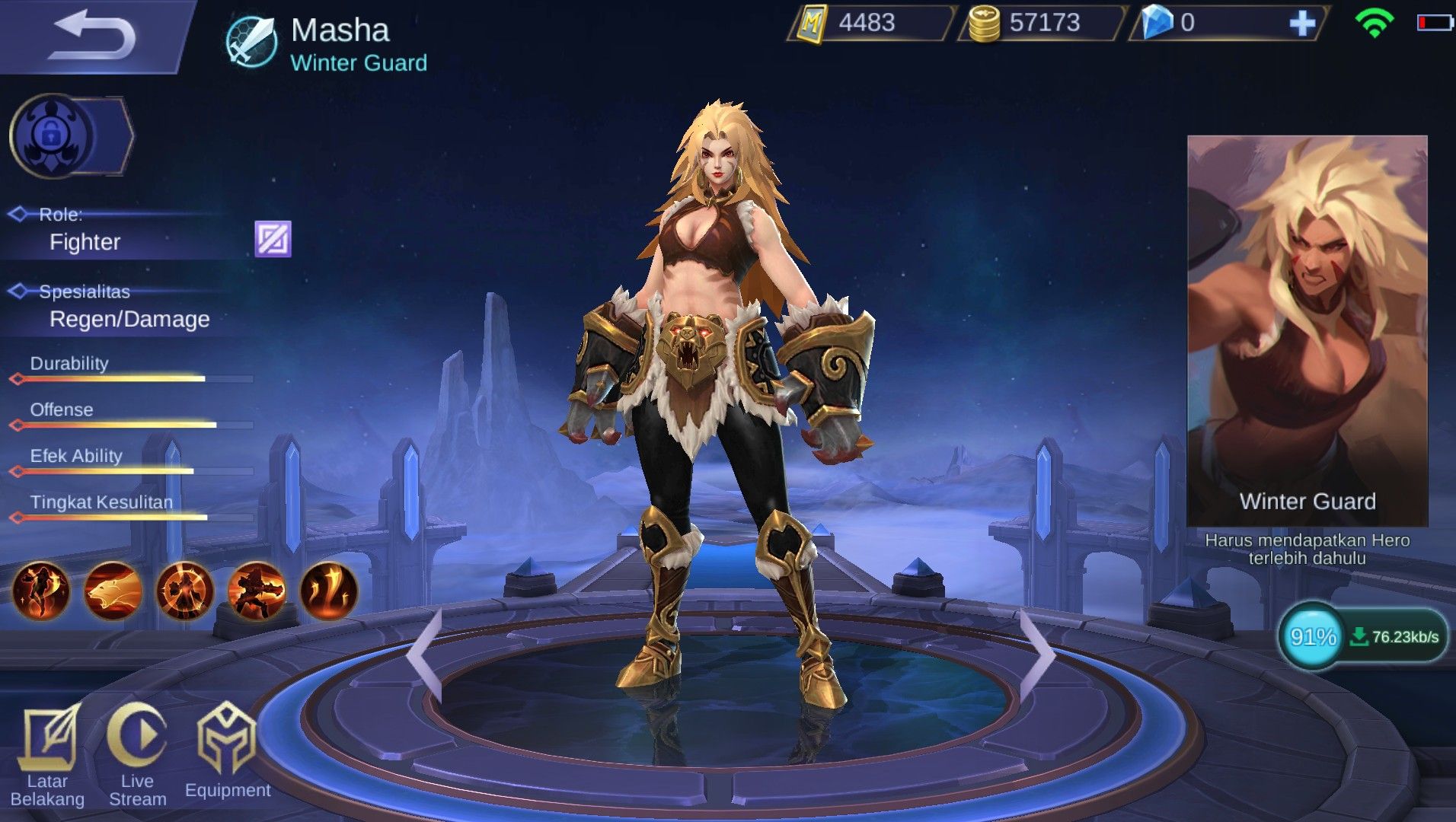 Masha, Hero baru Mobile Legends