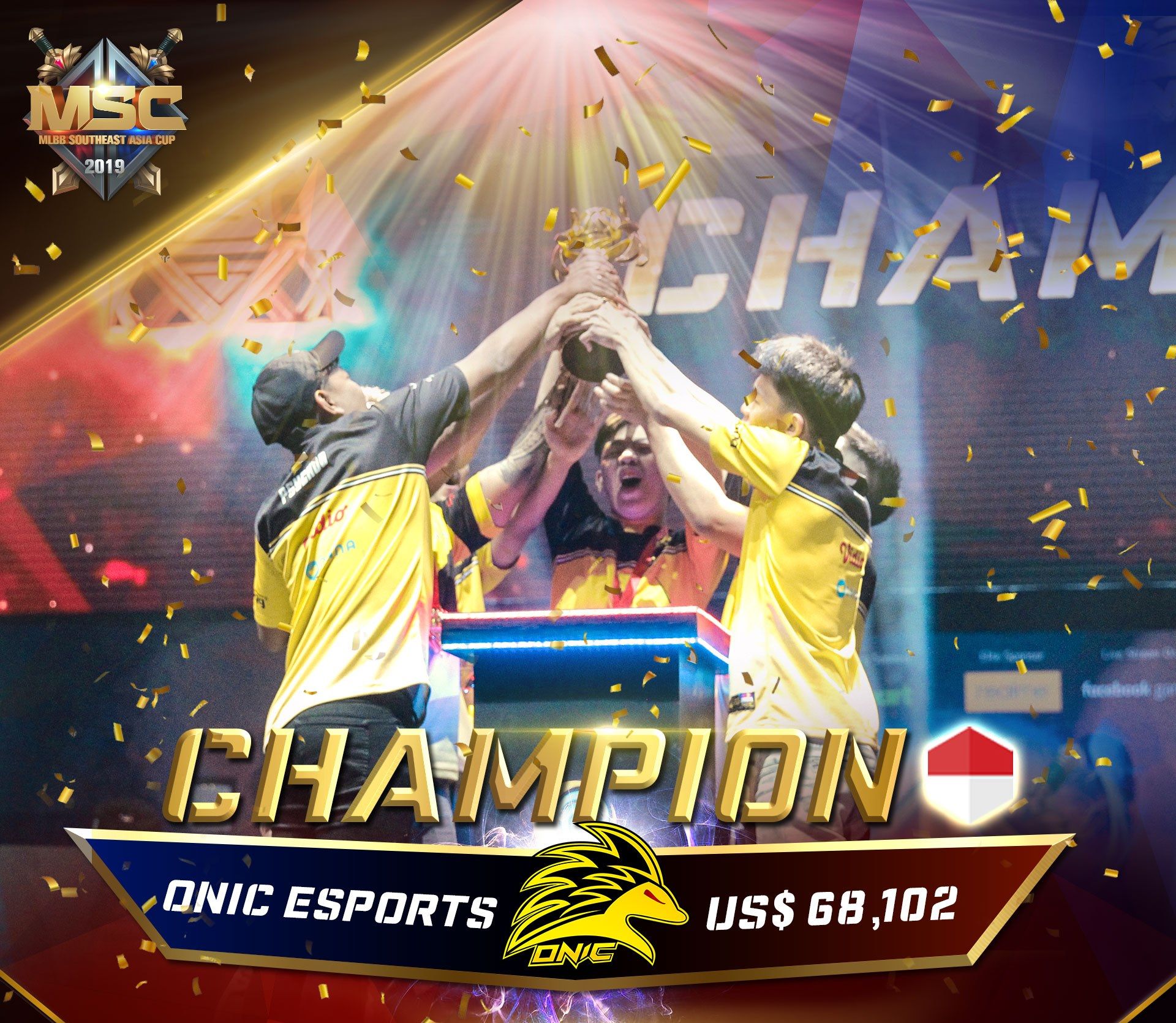 Onic eSports berhasil Juarai MSC 2019