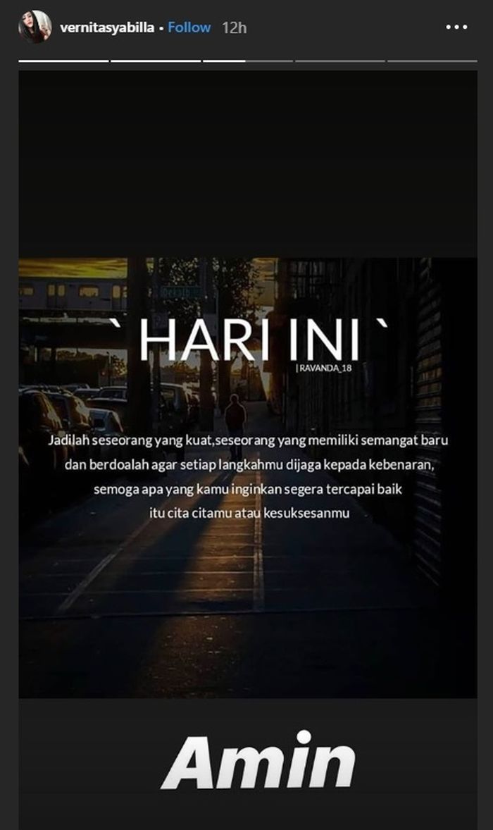 Unggahan Vernita Syabilla