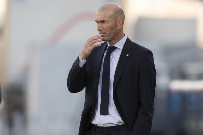 Pelatih Real Madrid, Zinedine Zidane.