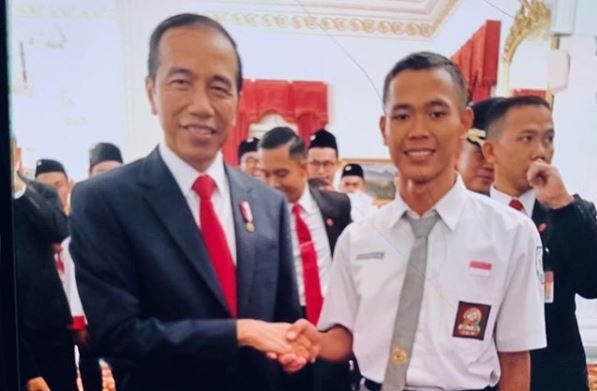 Koko Ardiansyah bertemu Jokowi